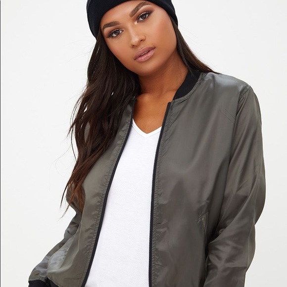 PrettyLittleThing Jackets & Blazers - 🌟3 for $20🌟Khaki lightweight bomber jacket